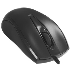 Мышь проводная Gembird MOP-110 черный, 1000 dpi, USB, кнопки - 3