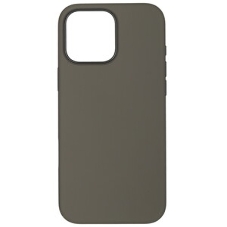 Чехол (клип-кейс) Deppa для Apple iPhone 15 Pro Max Liquid Silicone with MagSafe серый