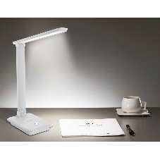 Светодиодная настольная лампа с диммером Ambrella light DE502 WH белый LED 3000-6400K 9W