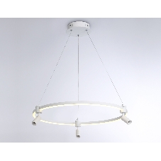 Светильник Ambrella light FL5292/1+3 WH белый 54W 3000K/4200K/6400K+4200K D600*1200 (ПДУ ИК)