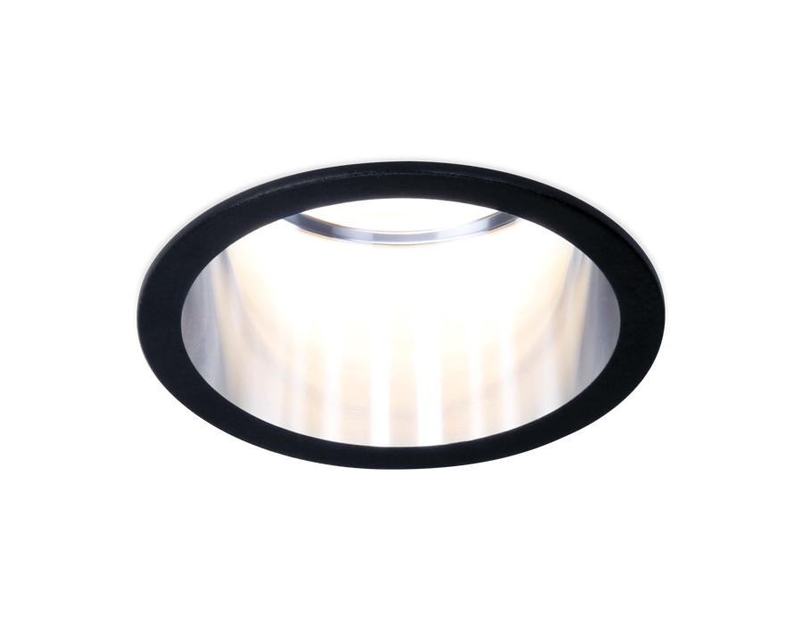 Светильник Ambrella light TN212 BK/CH черный/хром GU5.3 D68*57