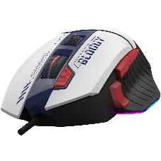 Мышь беспроводная A4Tech Bloody W95 Max Sports синий/белый оптическая (12000dpi) USB (10but)