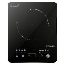 Плита настольная электрическая SunWind SCI-0502 чёрный, 1.4 кВт, индукция, конфорки - 1, стеклокерамика, сенсор