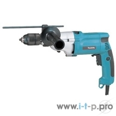 Дрель-шуруповерт Makita HP2051 Дрель уд, 720Вт,БЗП-13мм,0-1200\2900об\м,2.3кг,чем,мет редуктор