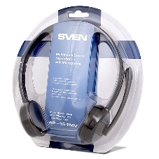 Гарнитура Sven AP-151MV чёрный, проводная, 3.5 мм