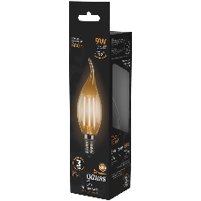 Лампа светодиодная Filament Свеча на ветру E14 9Вт 2700К Gauss 104801109