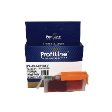 Картридж струйный ProfiLine PL-CLI-471 XLY для принтеров Canon PIXMA MG5740/MG6840/MG7740/TS5040/TS6040/TS8040/TS9040 с чернилами Yellow