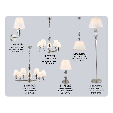 Настенный светильник Ambrella light LH75259 SN/FR сатин никель/белый матовый E14 max 40W 210*160*325