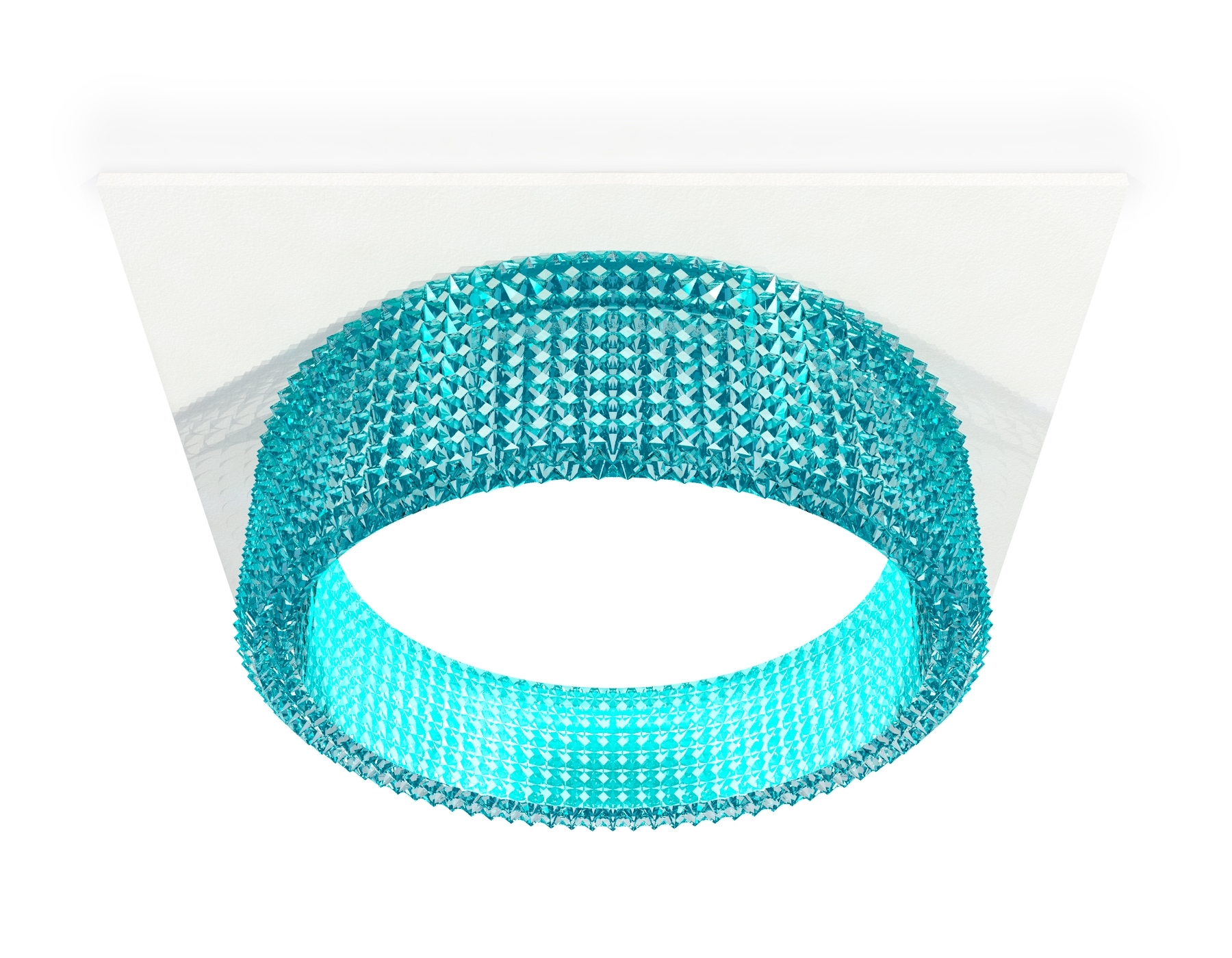 Комплект встраиваемого светильника Ambrella light XC8061033 SWH/BL белый песок/голубой GX53 (C8061, N8488)