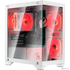 Компьютерный корпус Bloody BD-CC103 белый без БП mATX 7x120мм 1xUSB 2.0 1xUSB 3.0 audio bott PSU
