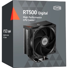 Кулер для процессора PCCooler RT500 Digital черный 120мм алюминий+медь 2200rpm 32db 4-pin 240W