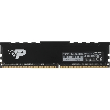 Оперативная память Patriot Signature, DDR4, 16GB (2x8 GB), 3200 MHz, CL22, DIMM, радиатор, черный