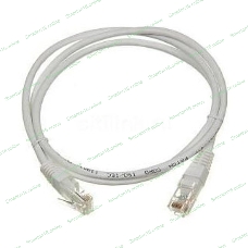 Патч-корд LANMASTER UTP TWT-45-45-1.0-WH вилка RJ-45-вилка RJ-45 cat.5е 1м белый ПВХ