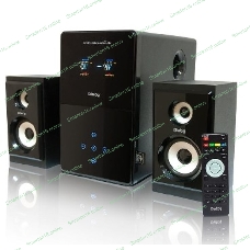 Акустическая система Dialog Progressive AP-220 черный 2.1, 30W+2*12W RMS, USB+SD reader