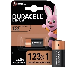 Литиевая батарейка Duracell CR123 ULTRA/High power Lithium (1шт. в уп-ке)