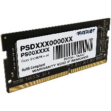 Оперативная память Patriot Signature, DDR4, 16GB (1x16 GB), 3200 MHz, CL22, SO-DIMM