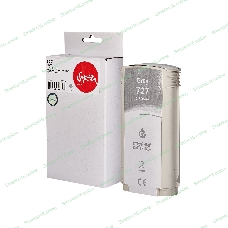 Картридж струйный Sakura B3P24A (№727 Grey) для HP, серый, 130 мл.