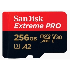 Флеш карта microSD 256Gb SanDisk microSDXC Class 10 UHS-I A2 C10 V30 U3 Extreme 190MB/s