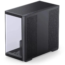 Корпус без блока питания Корпус JONSBO D300 Black MATX без БП, боковая панель из закаленного стекла, mini-ITX, micro-ATX, черный