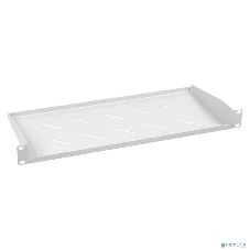 Полка Cabeus, консольная, 1U, 200 мм Г, для шкафов и стоек, серый