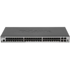 Коммутатор D-Link DGS-1510-52XMP/A2A, 48×1 Гбит/с + 4×10 Гбит/с SFP+, управляемый