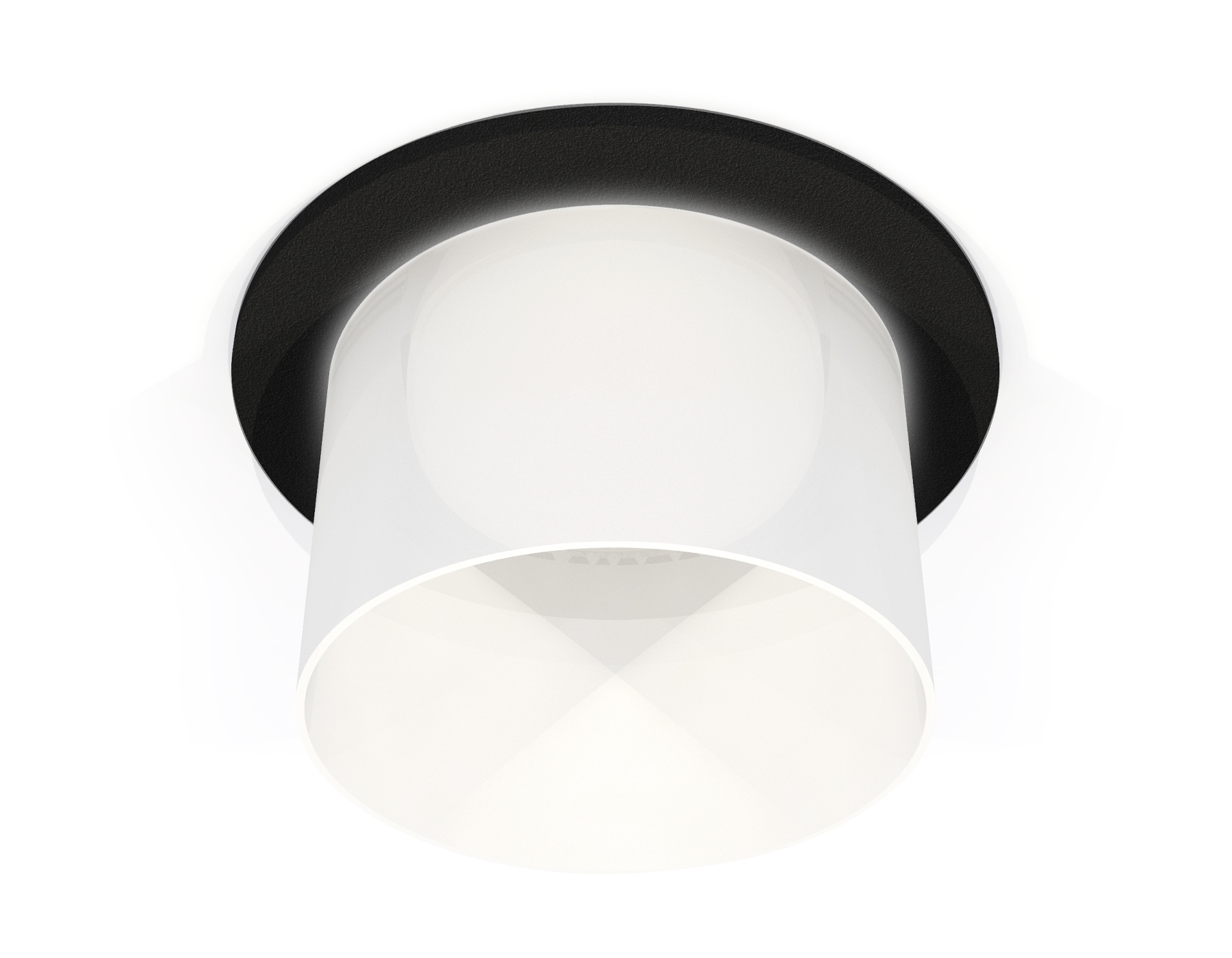 Комплект встраиваемого светильника Ambrella light XC6513067 SBK/FR черный песок/белый матовый MR16 GU5.3 (C6513, N6252)