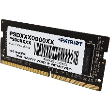 Оперативная память Patriot Signature, DDR4, 16GB (1x16 GB), 3200 MHz, CL22, SO-DIMM