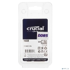 Оперативная память Crucial, DDR5, 16GB (1x16 GB), 4800 MHz, CL40, SO-DIMM