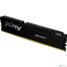 Оперативная память Kingston Fury Beast Black, DDR5, 32GB (1x32GB), 5600 MHz, CL36, с радиатором, чёрный