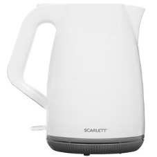 Чайник электрический Scarlett SC-EK18P49 1.7 л, 2200 Вт, белый/серый (корпус: пластик)