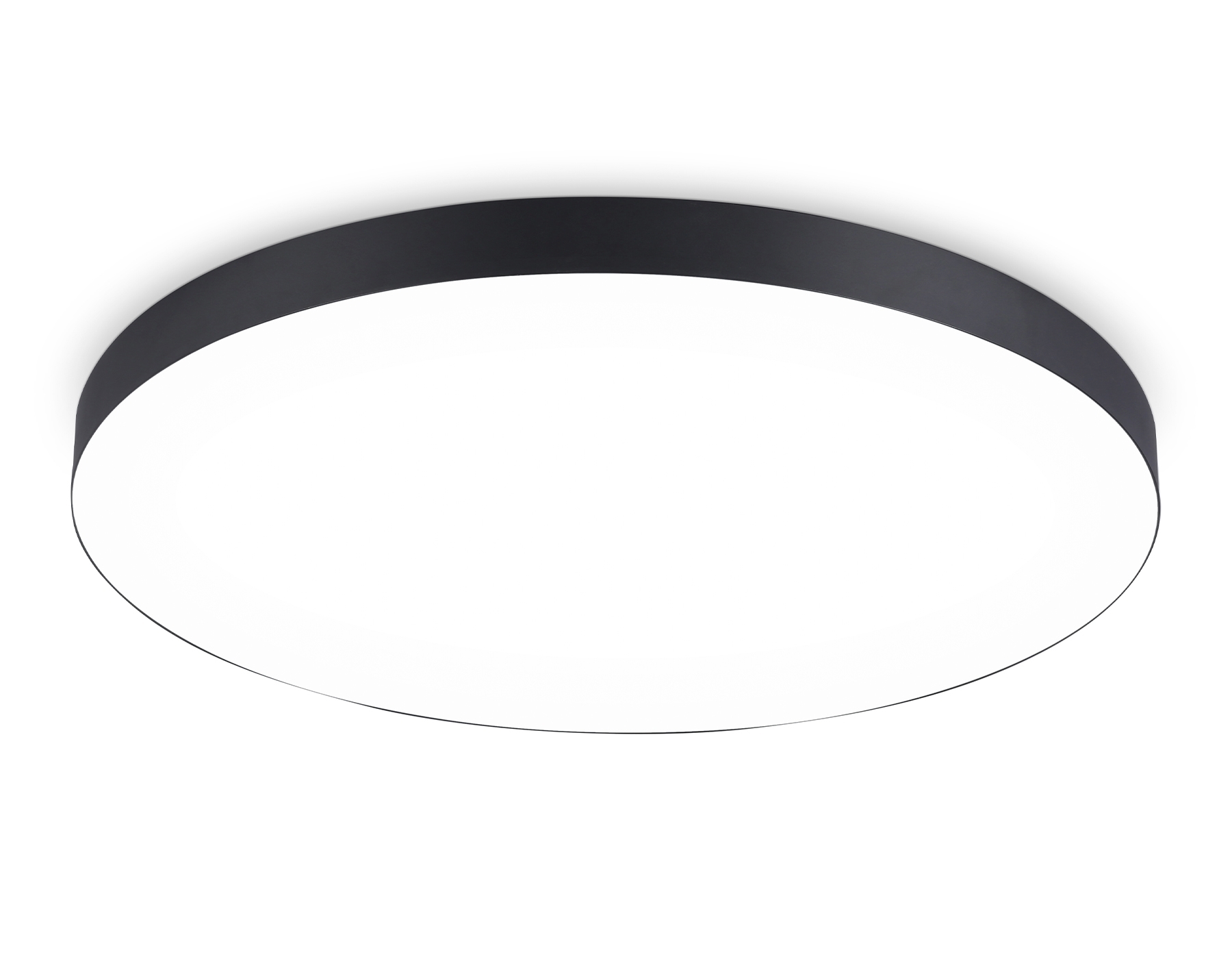 Потолочный светодиодный светильник Ambrella light FV5542 BK черный LED 130W 4200K D800*58 (Без ПДУ)