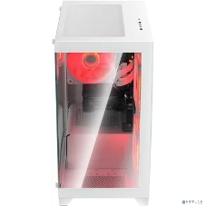 Компьютерный корпус Bloody BD-CC103 белый без БП mATX 7x120мм 1xUSB 2.0 1xUSB 3.0 audio bott PSU
