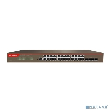 Коммутатор IP-COM G5328X, 24×1 Гбит/с + 4×10 Гбит/с SFP+, управляемый