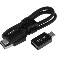 Внешний SSD Netac Z SLIM, 2TB, USB 3.2 Gen 2 Type-C, R/W 550/480, черный