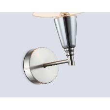 Настенный светильник Ambrella light LH75259 SN/FR сатин никель/белый матовый E14 max 40W 210*160*325