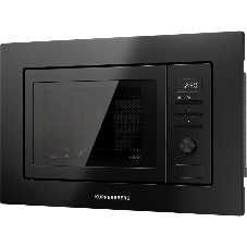 Встраиваемая микроволновая печь Kuppersberg HMW 621 B черный, 20 л, 800 Вт, переключатели - кнопки, поворотный механизм