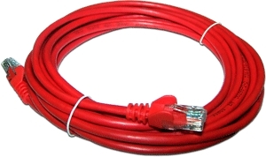Патч-корд Lanmaster LSZH UTP кат.5e, 0.5 м, красный