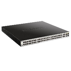 Коммутатор D-Link DGS-1210-52/F1A, 48×1 Гбит/с + 4×1 Гбит/с SFP, управляемый
