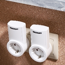 Радиоуправляемая розетка c пультом Rexant RX-002 (один пульт, две розетки)