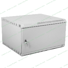 Шкаф настенный ЦМО ШРН-Э-9.500.1 9U 600x520 мм пер. дв. стал. лист несъемные бок. пан. серый