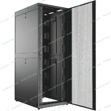Шкаф телекоммуникационный C3 Solutions 42U 800x1200, черный, дверь перф.