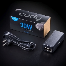 Инжектор PoE Cudy POE200 10/100/1000BASE-T 30Вт 54В(DC)