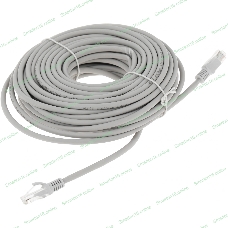 Патч-корд Premier PP31-20M-LSZH 1 Гбит/с UTP 4 пары cat.5e CCA molded 20м серый RJ-45 (m)-RJ-45 (m)