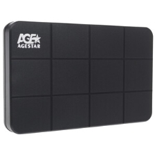 Внешний корпус для HDD AgeStar 3UB2P1 SATA III пластик черный 2.5