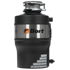 Измельчитель пищевых отходов Bort Alligator Max, 560 Вт., объем 1 600 мл., ПДУ