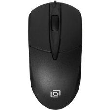 Мышь проводная Oklick 275M черный, 1000 dpi, USB, кнопки - 3