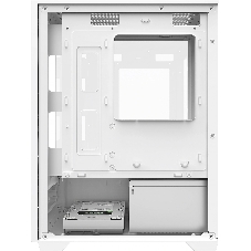 Компьютерный корпус Bloody CC-125 белый без БП mATX 5x120мм 2xUSB2.0 1xUSB3.0 audio bott PSU
