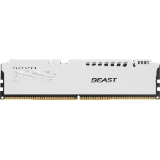 Оперативная память Kingston Fury Beast, DDR5, 16Gb (1x16GB), 5600MHz, CL40, DIMM, радиатор, белый