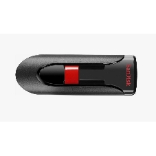 Флешка USB Sandisk CZ60 Cruzer Glide (SDCZ60-032G-B35), 32Gb, USB 2.0, R/W 30/8, черный/красный