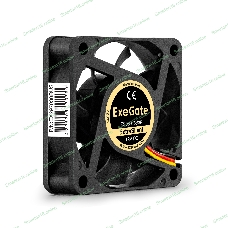 Вентилятор для корпуса ExeGate ExtraSilent ES06015B3P черный, 60 мм, 2500 об/мин, 17 дБ, 3 pin
